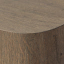 Tycho Pedestal - Brown Oak Veneer | 40"