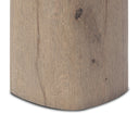 Tycho Pedestal - Brown Oak Veneer | 40"