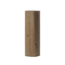 Tycho Pedestal - Brown Oak Veneer | 40"