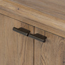 Glenview 4 Door Sideboard - Weathered Oak