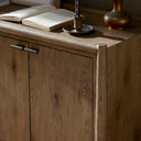 Glenview 4 Door Sideboard - Weathered Oak