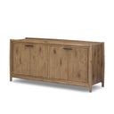 Glenview 4 Door Sideboard - Weathered Oak