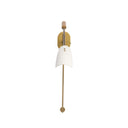 Astrid Sconce - Antique Brass | Flax Linen