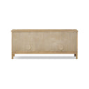 Alessio Media Console - Aged Natural Oak Veneer