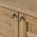 Alessio Media Console - Aged Natural Oak Veneer