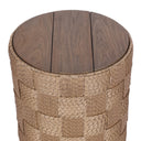 Brandt Outdoor End Table - Stained Toasted Brown