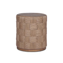 Brandt Outdoor End Table - Stained Toasted Brown