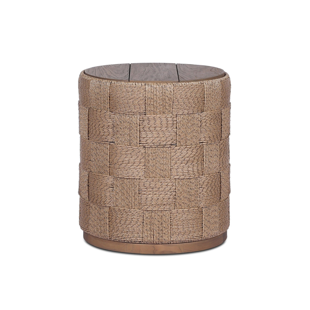 Brandt Outdoor End Table - Stained Toasted Brown