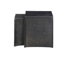 Sonya Outdoor End Table - Distressed Bronze