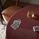 Vernon Dining Table - Smooth Red Concrete