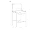 Corrigan Counter Stool - Cognac Leather