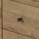 Grand 6 Drawer Dresser - Honey  Brown Oak Veneer