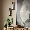 Pilla Wall Mounted Candle Holder-Set Of 2 - Distressed Bronze