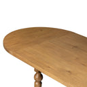 Blinn Oval Leaf Extension Dining Table - Worn Oak Veneer