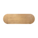 Blinn Oval Leaf Extension Dining Table - Worn Oak Veneer