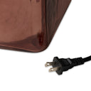 Saylor Table Lamp - Brown Cast Glass