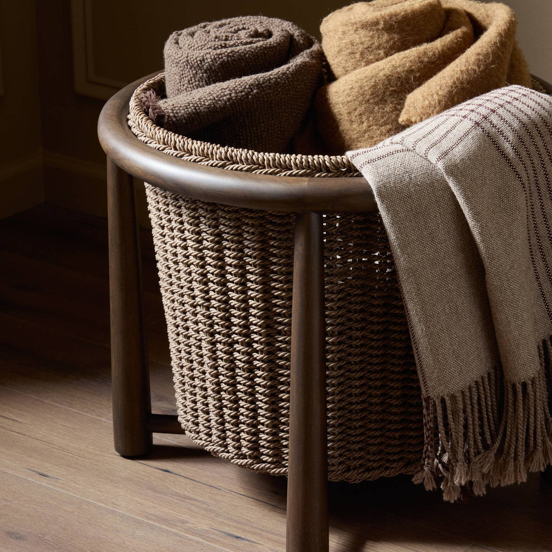 Kernan Basket - Dark Textured Woven