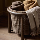 Kernan Basket - Dark Textured Woven