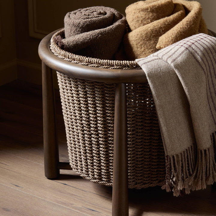 Kernan Basket - Dark Textured Woven