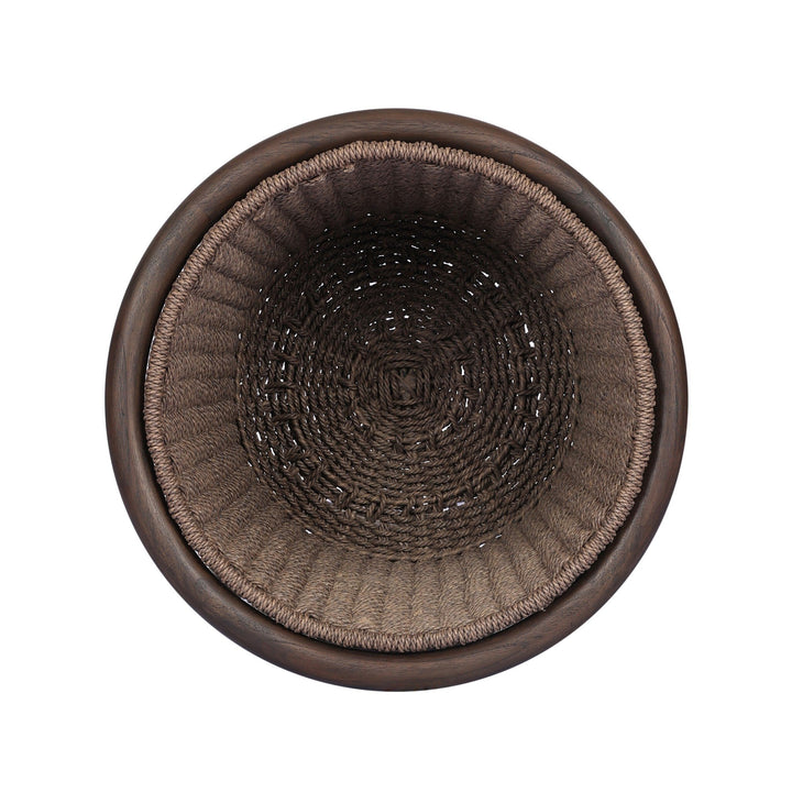 Kernan Basket - Dark Textured Woven