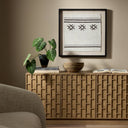 Ankara Textile III by FH Art Studio - Black 1.5 Maple