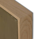 Pulling The Pieces by Melody Joy McMunn - Vertical Grain White Oak Floater | 32" x 32"