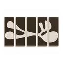 Organic Shape II Set by Four Hands Art Studio - Vertical Grain 2.5 White Oak | 80" x 48"