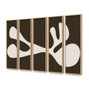 Organic Shape II Set by Four Hands Art Studio - Vertical Grain 2.5 White Oak | 80" x 48"