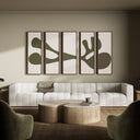 Organic Shape III Set by Four Hands Art Studio - Rustic 2.5 Walnut | 80" x 48"