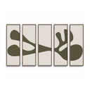 Organic Shape III Set by Four Hands Art Studio - Rustic 2.5 Walnut | 100" x 61"