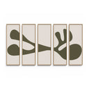 Organic Shape III Set by Four Hands Art Studio - Vertical Grain 2.5 White Oak | 100" x 61"