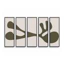Organic Shape III Set by Four Hands Art Studio - Black 2.5 Maple | 100" x 61"