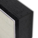 Paisaje Flotante XIII by Adrian White - Black Vertical Grain 2.5 White Oak | 60" x 47"