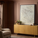 Paisaje Flotante XIII by Adrian White - Black Vertical Grain 2.5 White Oak | 60" x 47"