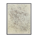 Paisaje Flotante XIII by Adrian White - Black Vertical Grain 2.5 White Oak | 40" x 30"