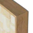 Ancestral II by Douglas Galloway - Vertical Grain White Oak Floater | 24" x 24"