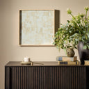 Ancestral II by Douglas Galloway - Vertical Grain White Oak Floater | 24" x 24"