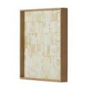Ancestral II by Douglas Galloway - Vertical Grain White Oak Floater | 24" x 24"