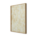 Ancestral II by Douglas Galloway - Vertical Grain White Oak Floater | 40" x 40"