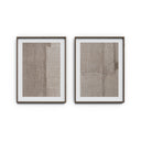 Acceptance Diptych by Karen Covey - Rustic 2.5 Walnut | 72" x 48"