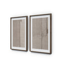 Acceptance Diptych by Karen Covey - Rustic 1.5 Walnut | 48" x 32"