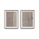 Acceptance Diptych by Karen Covey - Vertical Grain 1.5 White Oak | 36" x 24"