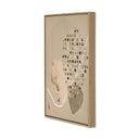 Threshold: Inhabiting My Headspace by LiminalME - Vertical Grain White Oak Floater | 24" x 32"