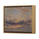 A Cloud Study - Sunset by John Constable - Vertical Grain White Oak Floater