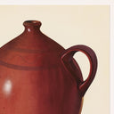 Economy Redware Jug by Edward White - Vertical Grain 1.5 White Oak | 18" x 15.5"