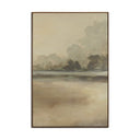 Reflections Diptych by Lauren Fuhr - Walnut Floater | 96" x 72"