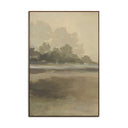 Reflections Diptych by Lauren Fuhr - Walnut Floater | 55" x 40"