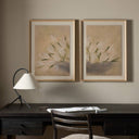 Bowl Of Tulips Diptych by Jess Engle - RoofTop 1.5 Vertical Grain White Oak | 48" x 32"