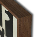 Ancestral I Diptych by Douglas Galloway - Walnut Floater
