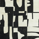 Ancestral I Diptych by Douglas Galloway - Walnut Floater